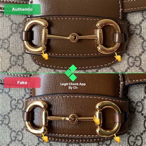 gucci horsebit fake vs real|gucci buckle bag.